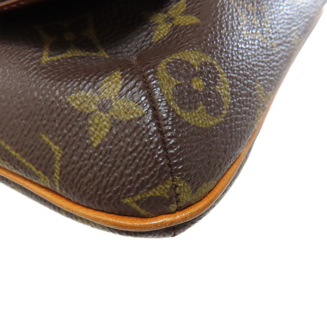 LOUIS VUITTON Shoulder Bag M51258 Monogram canvas Brown Musette Salsa S Women Used Authentic