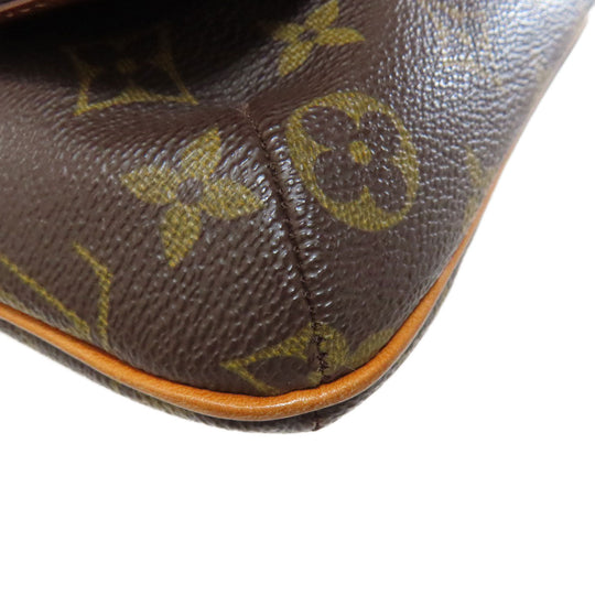 LOUIS VUITTON Shoulder Bag M51258 Monogram canvas Brown Musette Salsa S Women Used Authentic