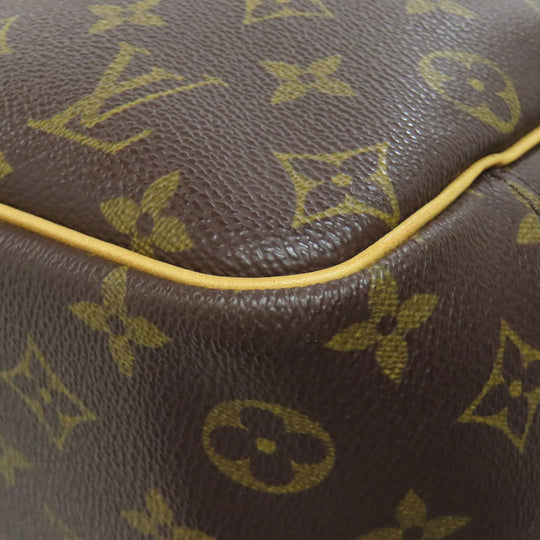 LOUIS VUITTON Handbag M47270 Monogram canvas Brown Deauville