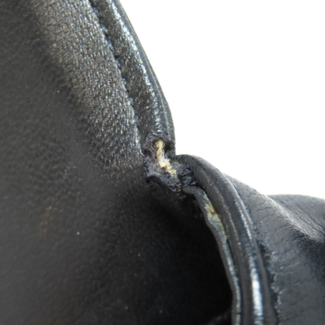 CHANEL Shoulder Bag lambskin black COCO Mark Women Used Authentic