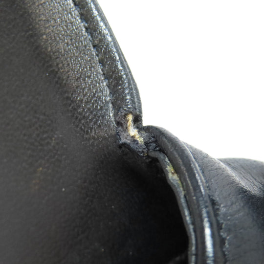 CHANEL Shoulder Bag lambskin black COCO Mark Women Used Authentic