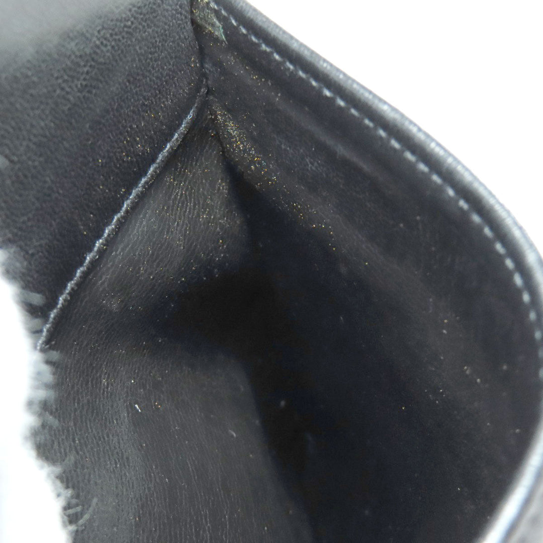 CHANEL Shoulder Bag lambskin black COCO Mark Women Used Authentic