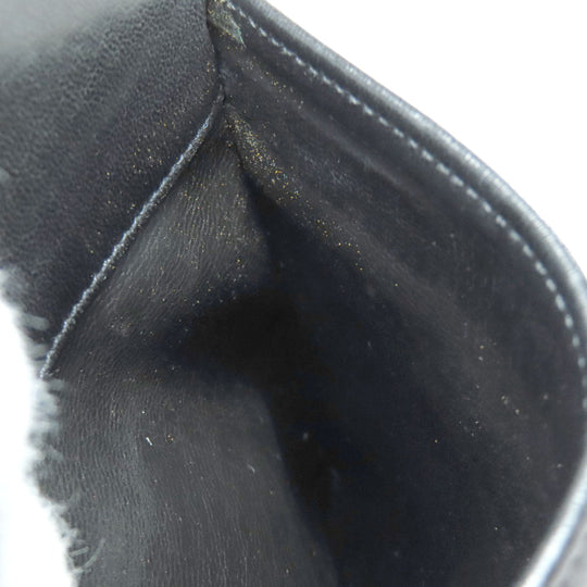 CHANEL Shoulder Bag lambskin black COCO Mark Women Used Authentic