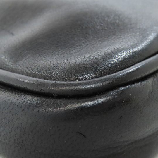 CHANEL Shoulder Bag lambskin black COCO Mark Women Used Authentic