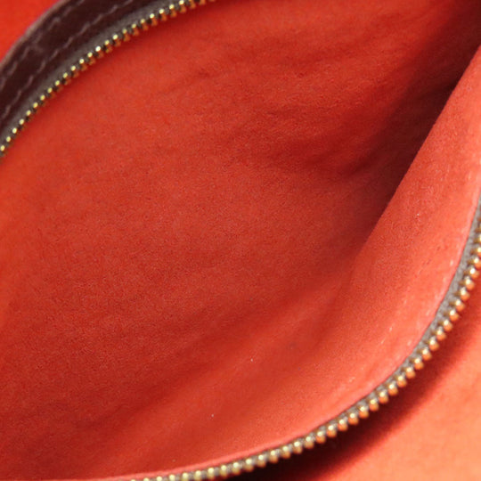 LOUIS VUITTON Tote Bag N51145 Damier canvas Brown Venice PM Women Used Authentic