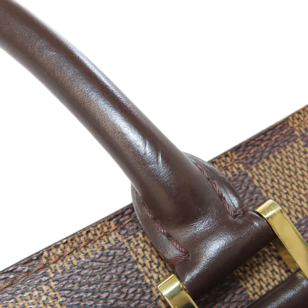 LOUIS VUITTON Tote Bag N51145 Damier canvas Brown Venice PM Women Used Authentic