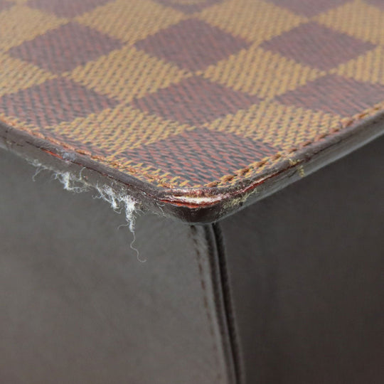 LOUIS VUITTON Tote Bag N51145 Damier canvas Brown Venice PM Women Used Authentic