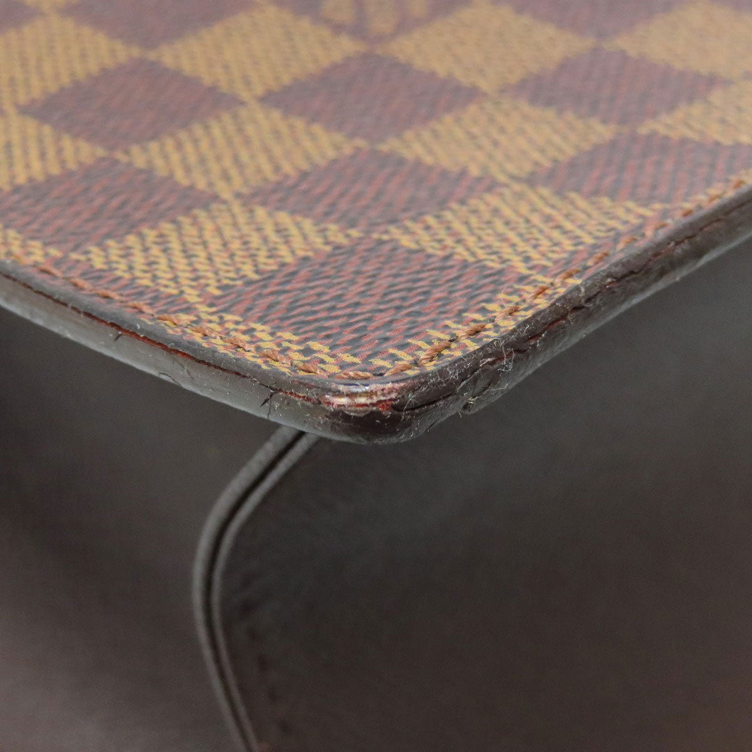 LOUIS VUITTON Tote Bag N51145 Damier canvas Brown Venice PM Women Used Authentic