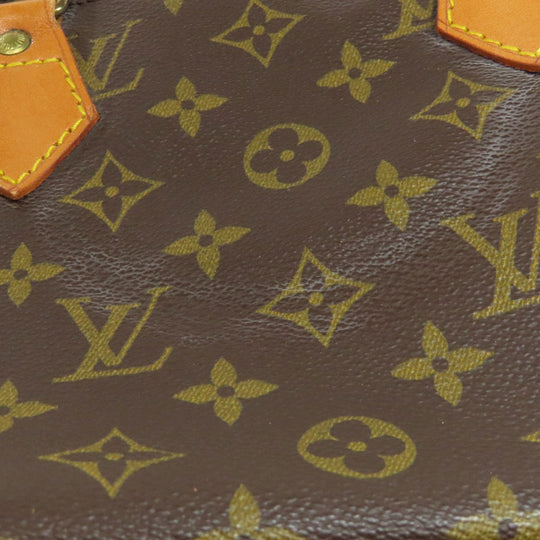 LOUIS VUITTON Boston Duffel bag M41524 Monogram canvas Brown Speedy 35 Women Used Authentic