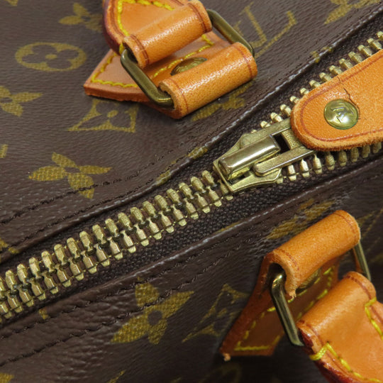 LOUIS VUITTON Boston Duffel bag M41524 Monogram canvas Brown Speedy 35 Women Used Authentic