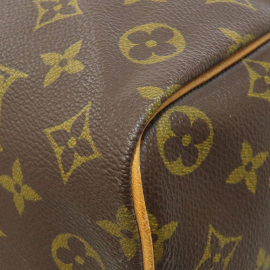 LOUIS VUITTON Boston Duffel bag M41524 Monogram canvas Brown Speedy 35 Women Used Authentic