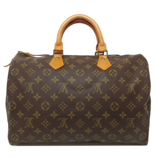 LOUIS VUITTON Boston Duffel bag M41524 Monogram canvas Brown Speedy 35 Women Used Authentic