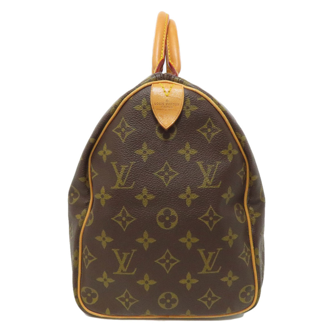 LOUIS VUITTON Boston Duffel bag M41524 Monogram canvas Brown Speedy 35 Women Used Authentic