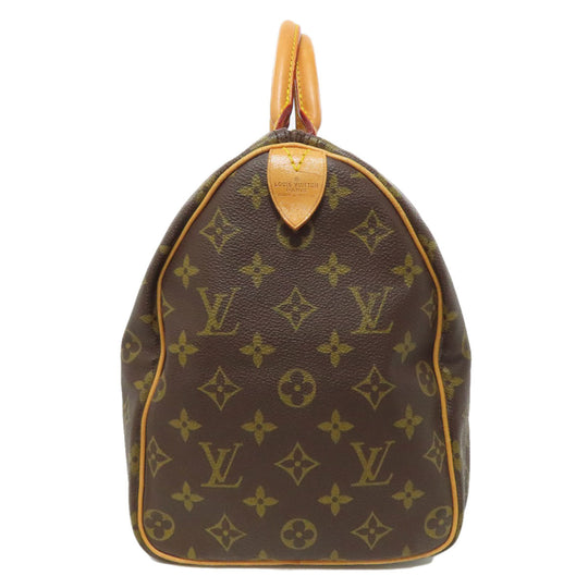 LOUIS VUITTON Boston Duffel bag M41524 Monogram canvas Brown Speedy 35 Women Used Authentic