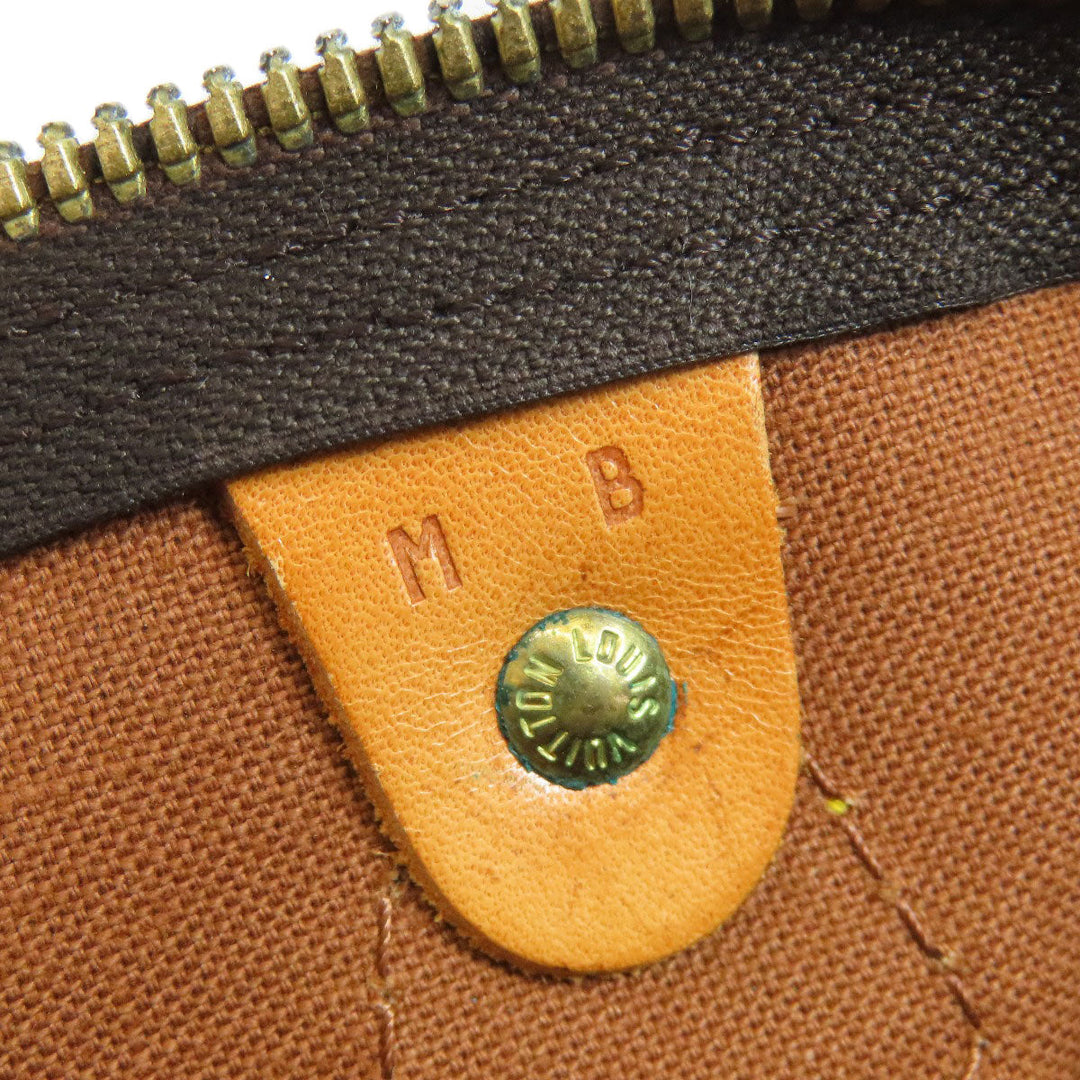 LOUIS VUITTON Boston Duffel bag M41524 Monogram canvas Brown Speedy 35 Women Used Authentic