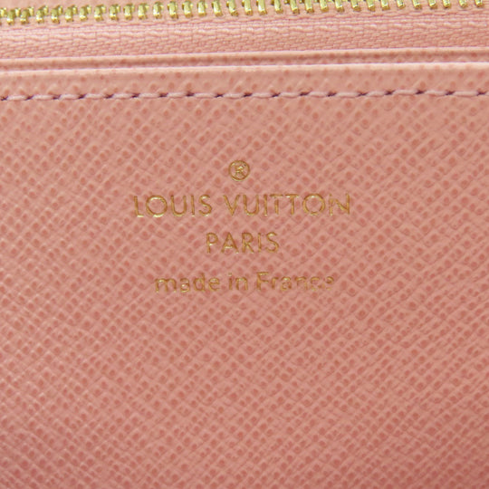 LOUIS VUITTON Long Wallet Purse M41894 Monogram canvas Brown Zippy wallet Women Used Authentic