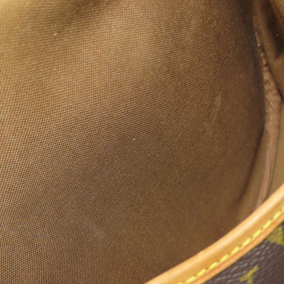 LOUIS VUITTON Shoulder Bag M42254 Monogram canvas Brown SaumurM Women Used Authentic