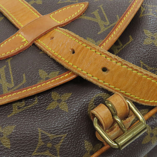 LOUIS VUITTON Shoulder Bag M42254 Monogram canvas Brown SaumurM Women Used Authentic