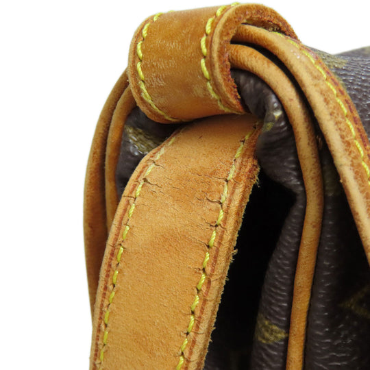 LOUIS VUITTON Shoulder Bag M42254 Monogram canvas Brown SaumurM Women Used Authentic