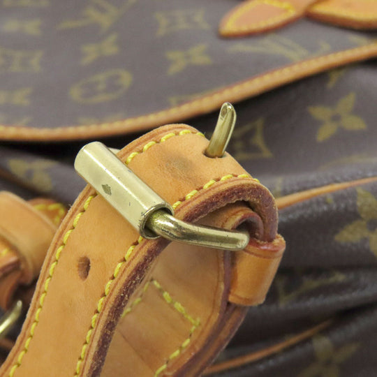 LOUIS VUITTON Shoulder Bag M42254 Monogram canvas Brown SaumurM Women Used Authentic