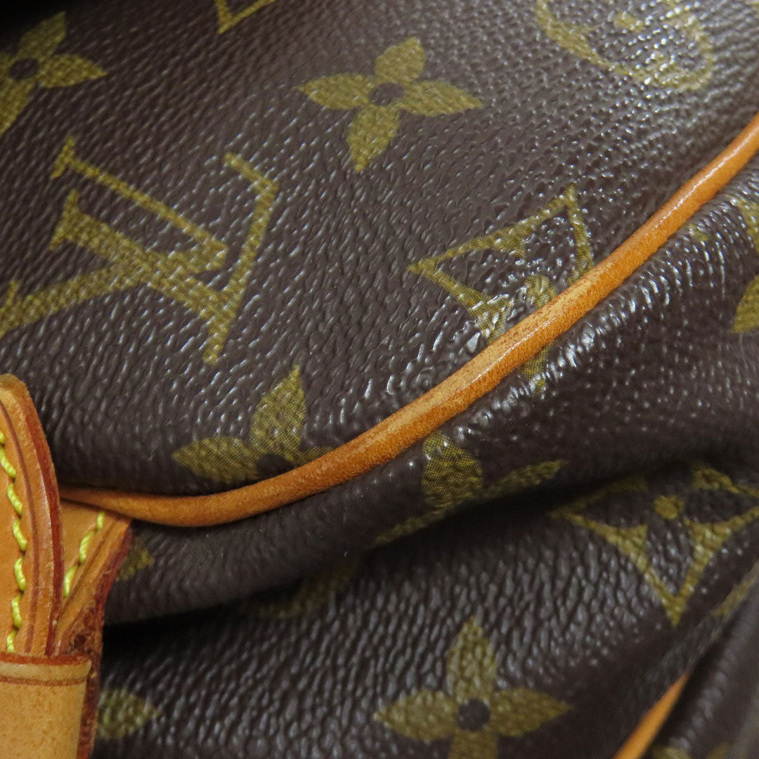 LOUIS VUITTON Shoulder Bag M42254 Monogram canvas Brown SaumurM Women Used Authentic