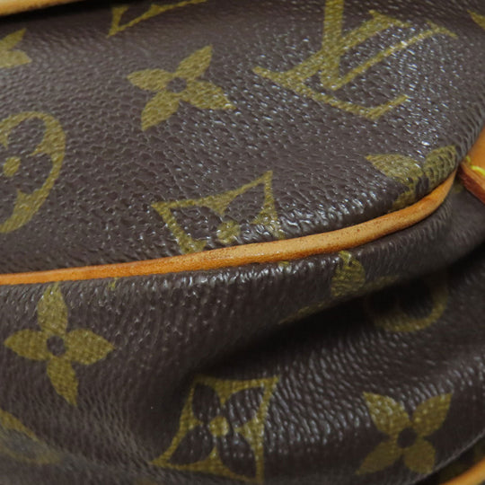 LOUIS VUITTON Shoulder Bag M42254 Monogram canvas Brown SaumurM Women Used Authentic
