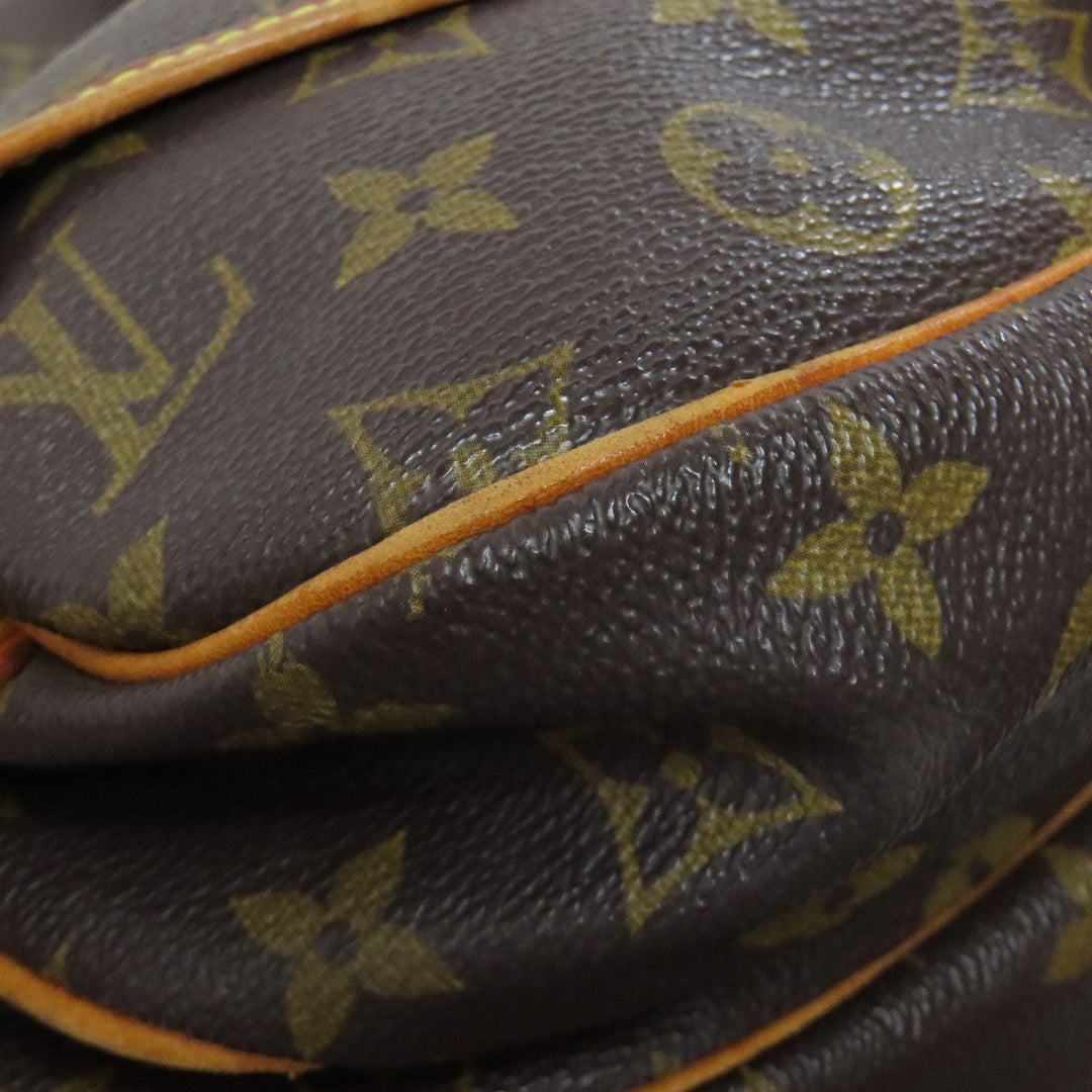 LOUIS VUITTON Shoulder Bag M42254 Monogram canvas Brown SaumurM Women Used Authentic