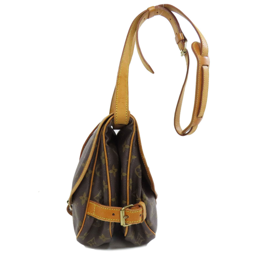 LOUIS VUITTON Shoulder Bag M42254 Monogram canvas Brown SaumurM Women Used Authentic