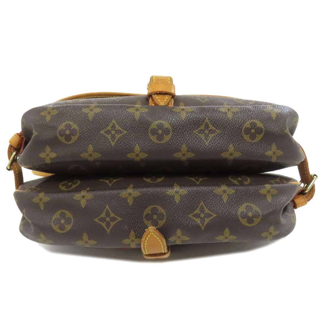 LOUIS VUITTON Shoulder Bag M42254 Monogram canvas Brown SaumurM Women Used Authentic