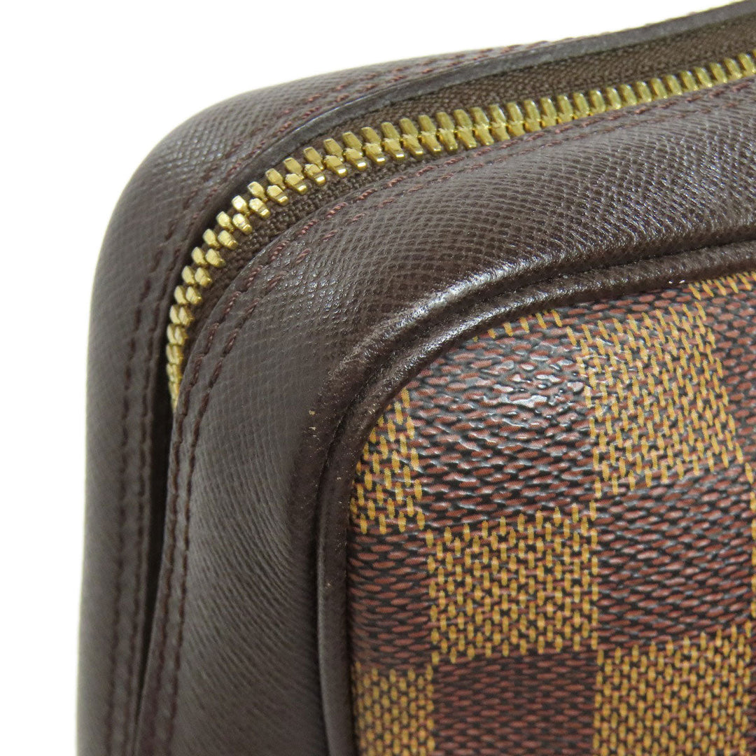 LOUIS VUITTON Handbag N51150 Damier canvas Brown Brera Women Used Authentic