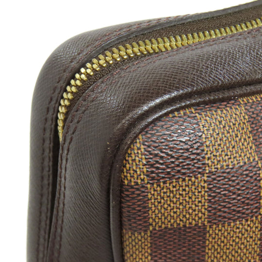 LOUIS VUITTON Handbag N51150 Damier canvas Brown Brera Women Used Authentic