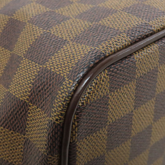 LOUIS VUITTON Tote Bag N51183 Damier canvas Brown Saleya PM Women Used Authentic