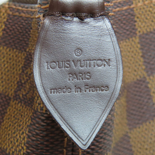 LOUIS VUITTON Tote Bag N51183 Damier canvas Brown Saleya PM Women Used Authentic