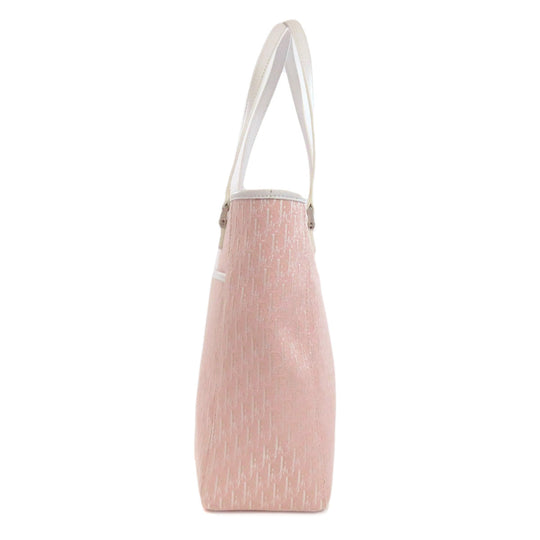 Christian Dior Tote Bag canvas pink Trotter Pattern Women Used Authentic
