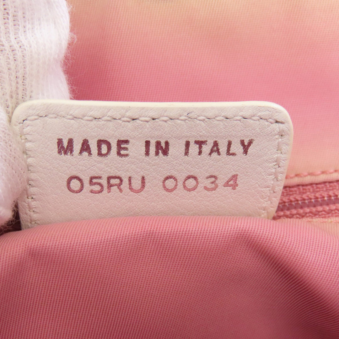 Christian Dior Tote Bag canvas pink Trotter Pattern Women Used Authentic