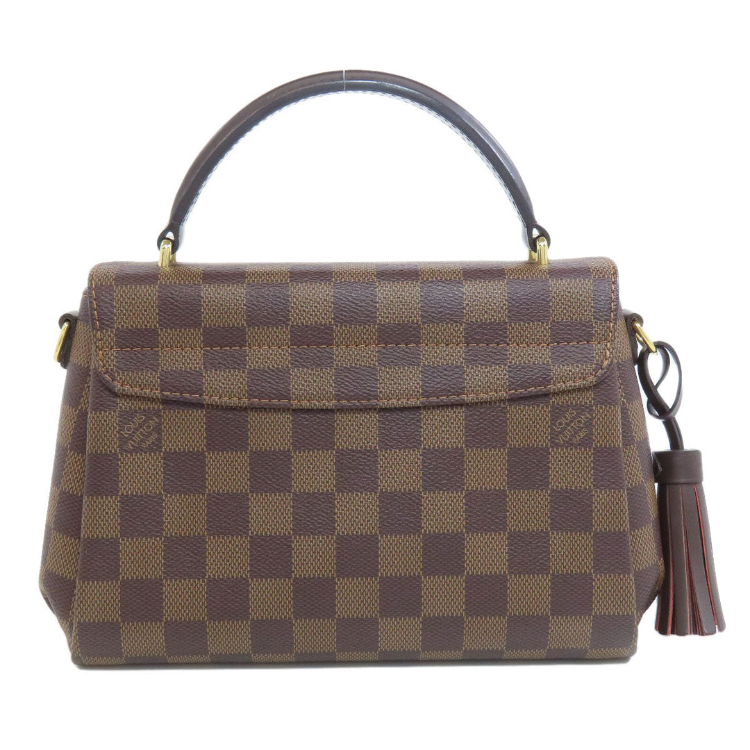 LOUIS VUITTON Tote Bag N53000 Damier canvas Brown Croisette Women Used Authentic
