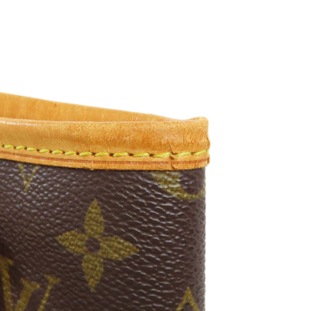 LOUIS VUITTON Tote Bag M42238 Monogram canvas Brown Bucket M Bucket PM Women Used Authentic