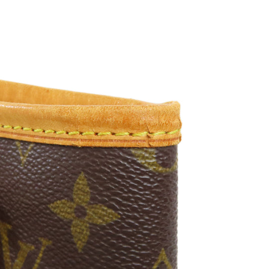 LOUIS VUITTON Tote Bag M42238 Monogram canvas Brown Bucket M Bucket PM Women Used Authentic