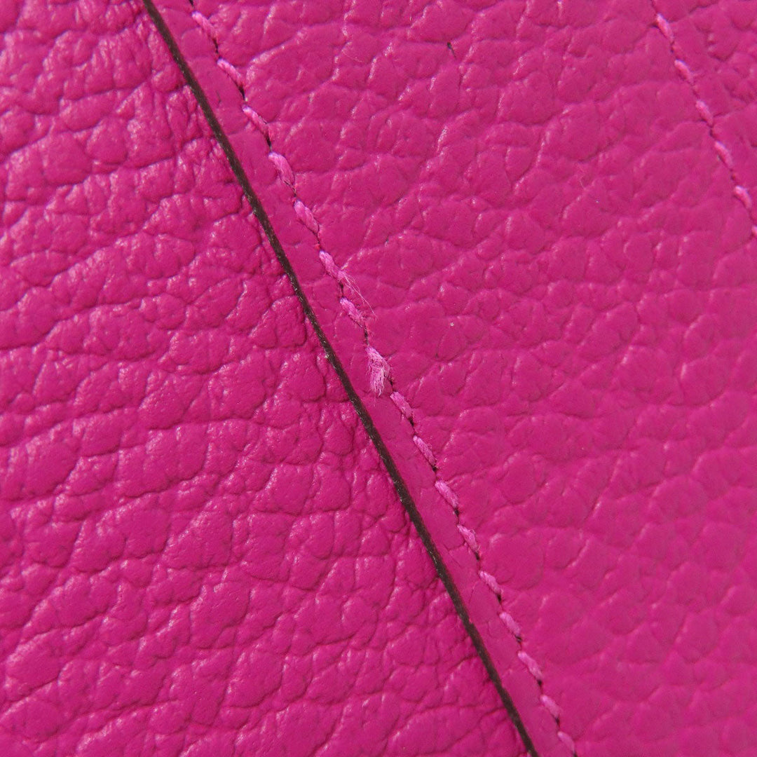 HERMES Tote Bag Negonda pink Garden Party PM SilverMetal Women Used Authentic