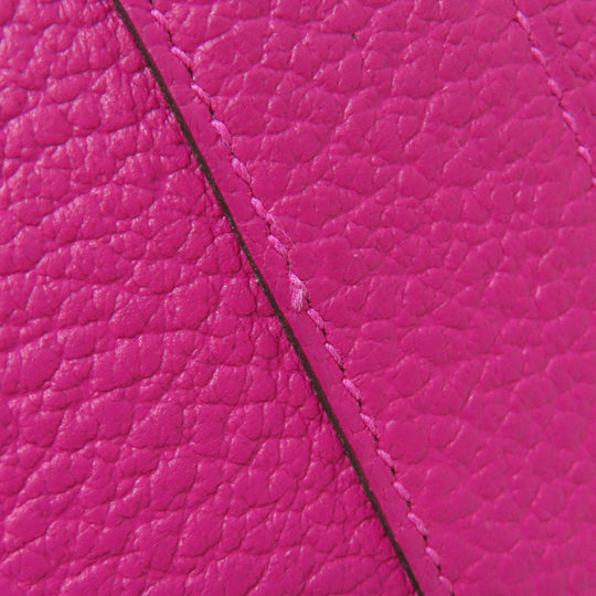 HERMES Tote Bag Negonda pink Garden Party PM SilverMetal Women Used Authentic