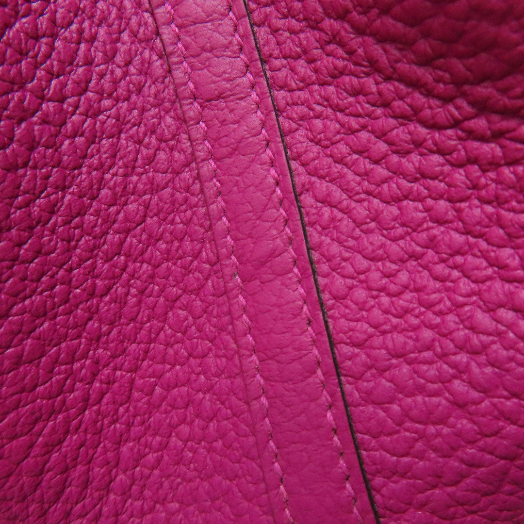 HERMES Tote Bag Negonda pink Garden Party PM SilverMetal Women Used Authentic