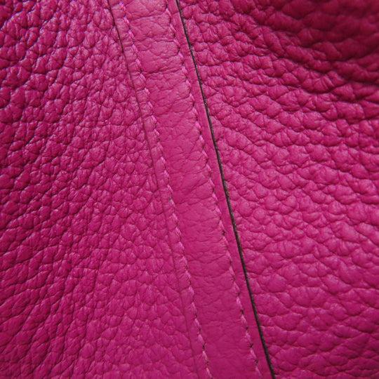 HERMES Tote Bag Negonda pink Garden Party PM SilverMetal Women Used Authentic