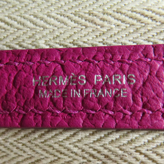 HERMES Tote Bag Negonda pink Garden Party PM SilverMetal Women Used Authentic
