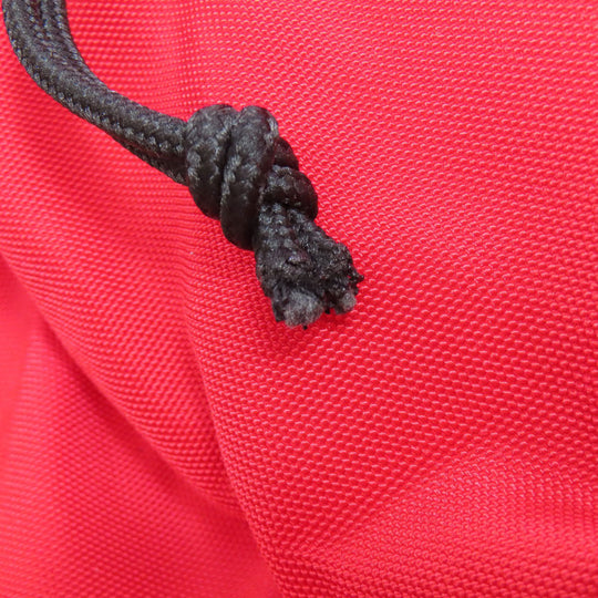 BALENCIAGA Backpack Nylon Red logo Women Used Authentic