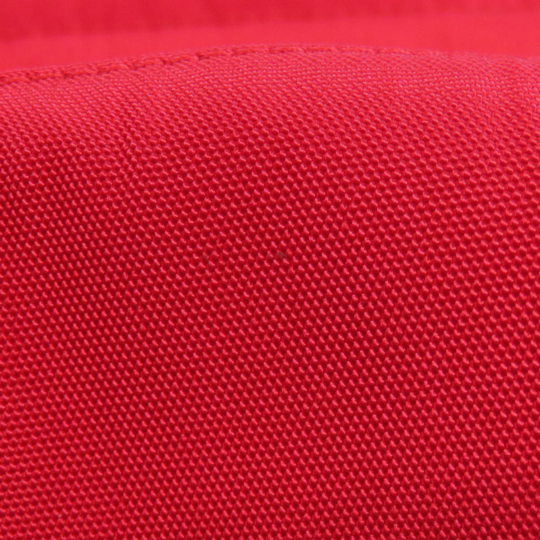 BALENCIAGA Backpack Nylon Red logo Women Used Authentic
