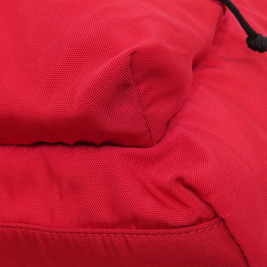 BALENCIAGA Backpack Nylon Red logo Women Used Authentic