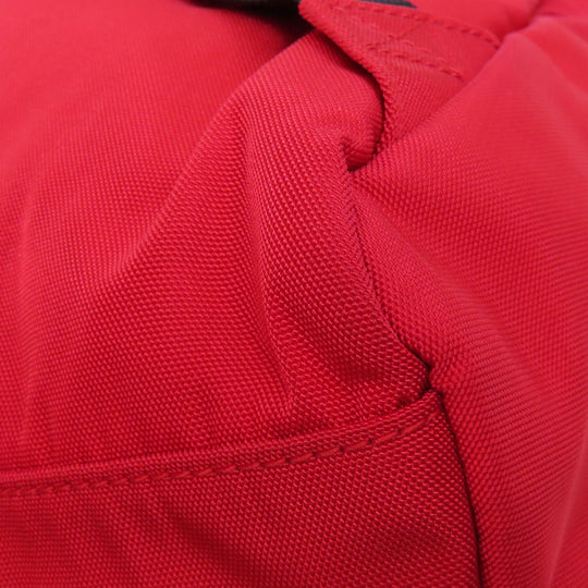 BALENCIAGA Backpack Nylon Red logo Women Used Authentic
