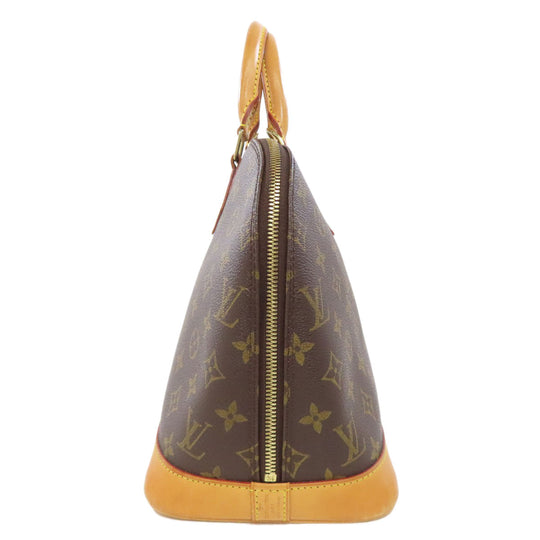 LOUIS VUITTON Handbag M51130 Monogram canvas Brown Alma Women Used Authentic