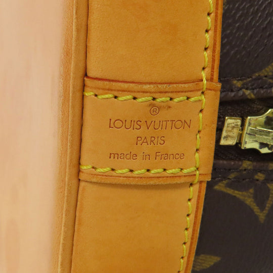 LOUIS VUITTON Handbag M51130 Monogram canvas Brown Alma Women Used Authentic