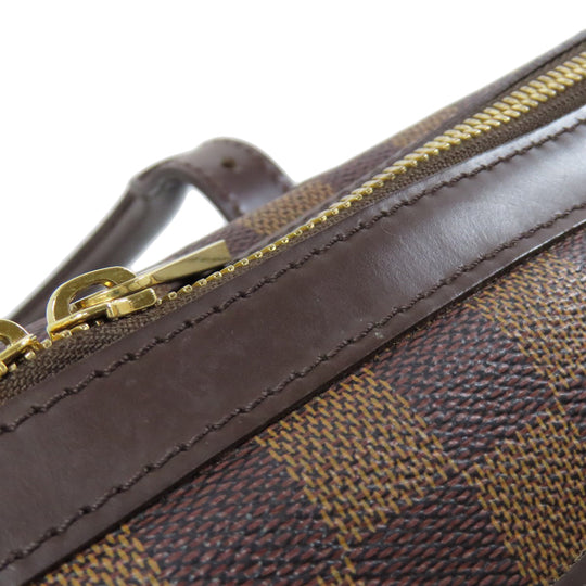 LOUIS VUITTON Boston Duffel bag N52000 Damier canvas Brown Berkeley Women Used Authentic